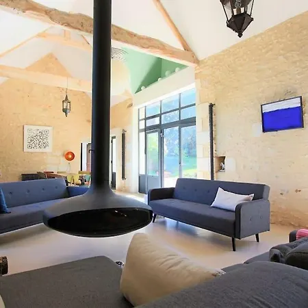 Vila Maison Ancienne Moderne Et Design - 6 6 Sdb - Avec Piscine Et Grand Parc Buxeuil (Vienne)