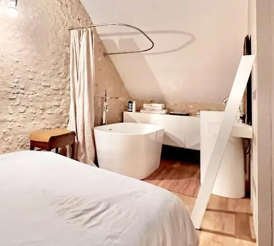 Maison Ancienne Moderne Et Design - 6 6 Sdb - Avec Piscine Et Grand Parc Villa Buxeuil (Vienne)