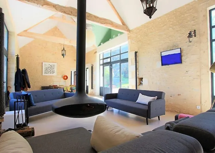 Villa Maison Ancienne Moderne Et Design - 6 6 Sdb - Avec Piscine Et Grand Parc Buxeuil (Vienne)