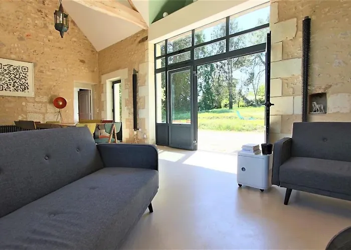 Maison Ancienne Moderne Et Design - 6 6 Sdb - Avec Piscine Et Grand Parc * Buxeuil (Vienne)